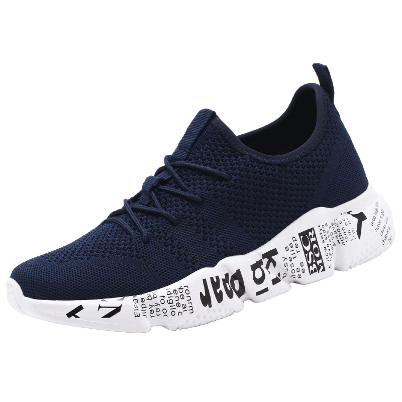 Mens Sneakers Quality Fashion Man Casual Shoes Comfortable Mesh Outdoor Walking Jogging Shoes